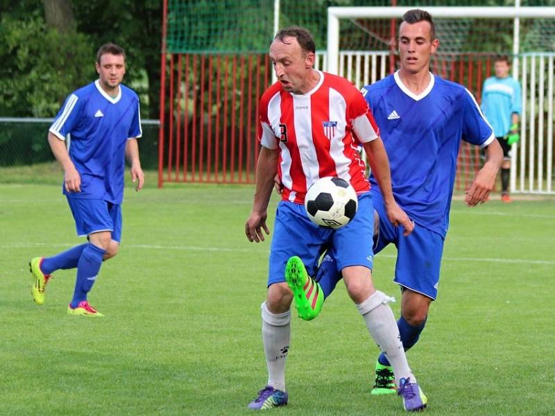 Z utkání Liblice - Tuchoraz (2:1).