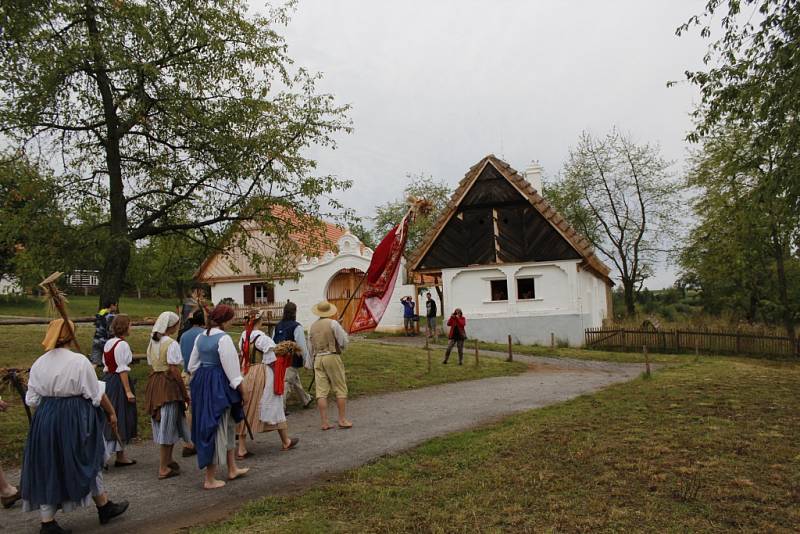 Dožínky v kouřimském skanzenu