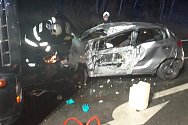 Dopravní nehoda u Jírovic.
