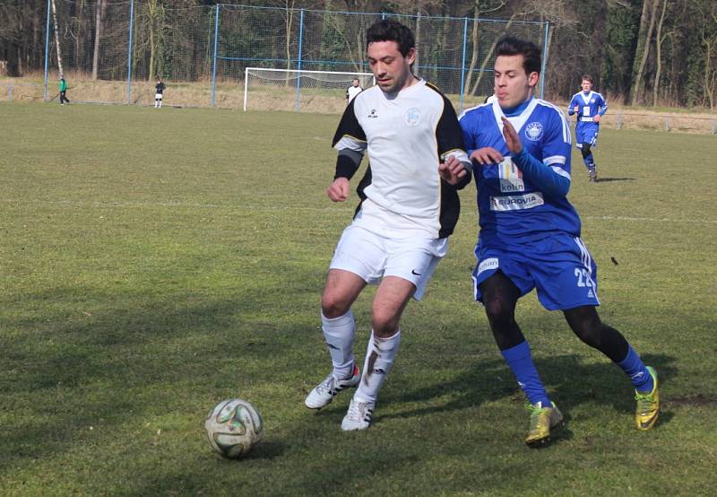 Z přípravného utkání FK Kolín - Hořovicko (1:1).