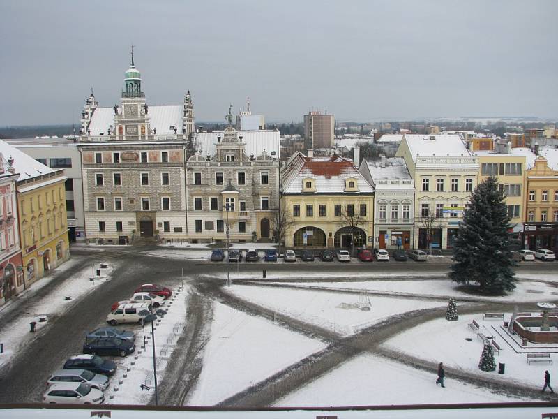 Z vrchních pater Veigertovského domu je krásný pohled na město