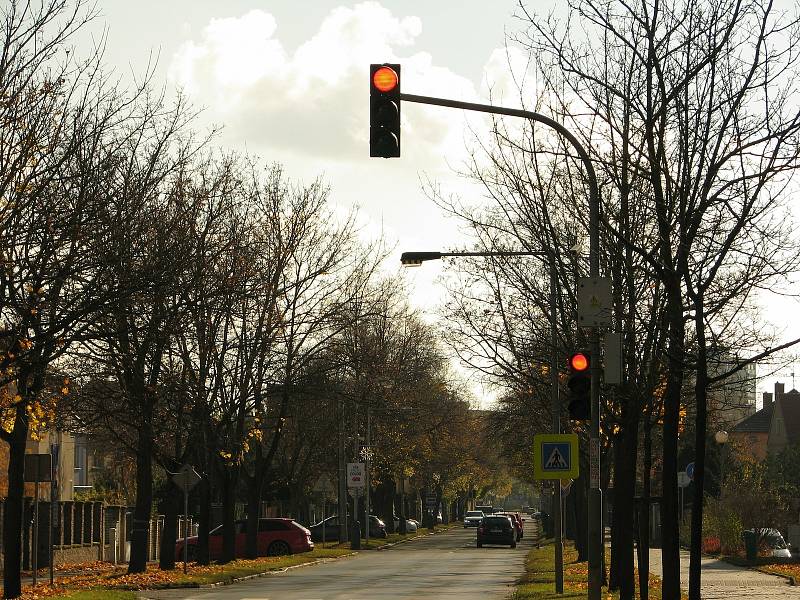 Veltrubská ulice v Kolíně.