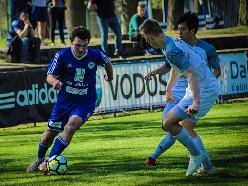 Z utkání FK Kolín - Turnov (6:0).