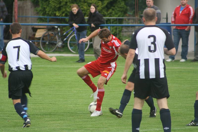 Z utkání Polepy - Říčany (4:1).