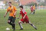 Z utkání fotbalového okresního přeboru Kolínska Býchory - Bečváry (3:1).