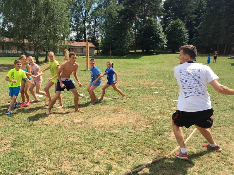 Letního tábora se zúčastnilo 62 dětí z basketbalového klubu BC Kolín.