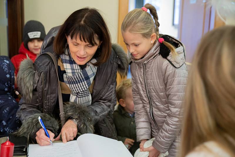 Z Mikulášské party v hotelu Theresia v Kolíně.