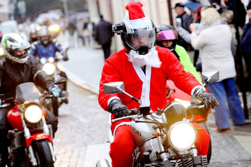 Již 15. vyjížďka kolínských motorkářů na Štědrý den