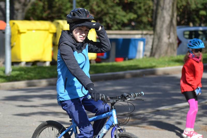 První cyklovyjížďka a slavnostní zahájení provozu Cyklistického centra v Kolíně