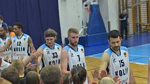 Z utkání BC Kolín - Jindřichův Hradec (92:85).