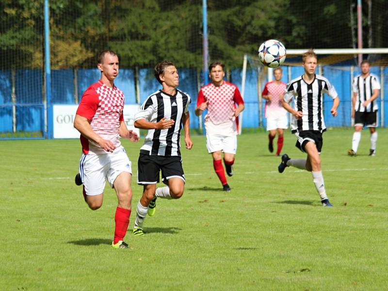 Z utkání Český Brod B - Mnichovo Hradiště (0:1).