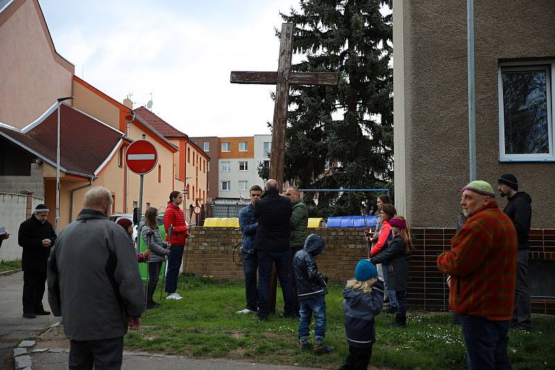 Velkopáteční obřady v Českém Brodě.