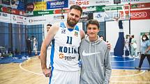 Z basketbalového utkání o třetí místo Kooperativa NBL Kolín - Brno (90:89)