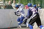 Z utkání HBC Kolín - Kladno B (1:0).