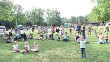 Lesní školka uspořádala malý festival v Borkách.