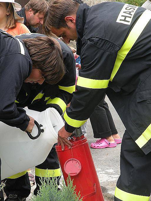 Dětskému dni vévodili dobrovolní hasiči