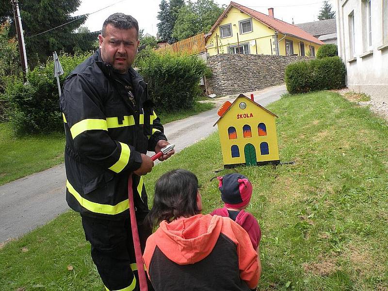 Dětskému dni vévodili dobrovolní hasiči