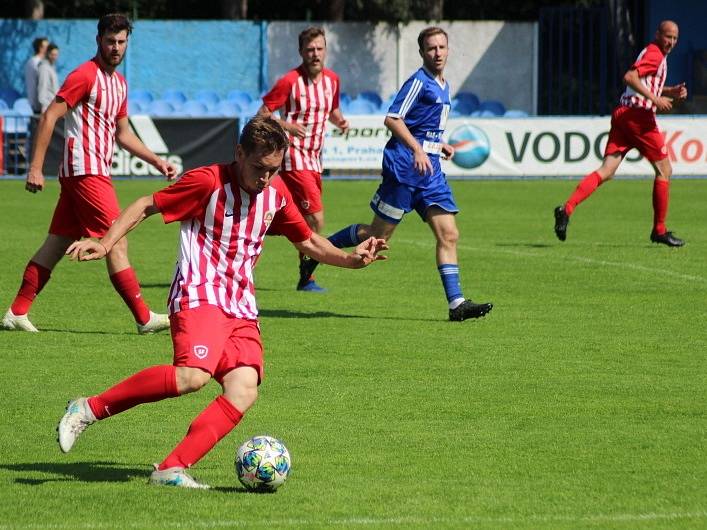 Z přípravného utkání FK Kolín - Kutná Hora (7:1).