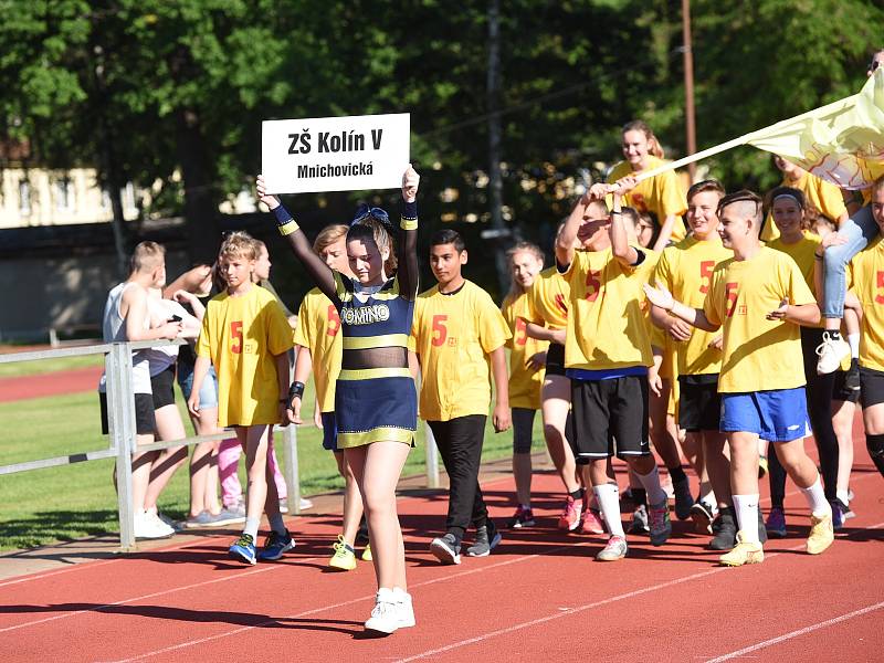 Ze zahájení Kolínských sportovních dnů základních škol 2019.