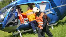 Při dopravní nehodě u Štíhlic se vážně zranil osmnáctiletý mladík 