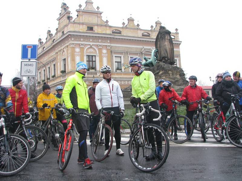 Novoroční cyklojízda v Českém Brodě