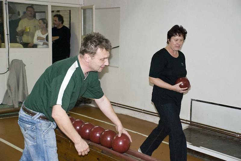 Z kuželkářského klání mezi Polepy a Pašinkou