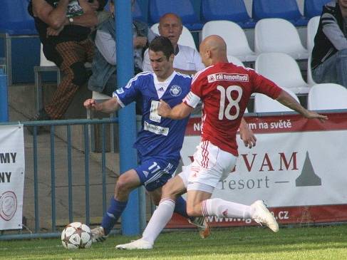 Z utkání FK Kolín - Žižkov (0:4).