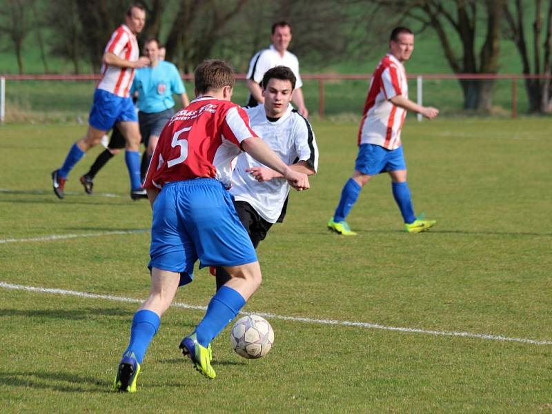 Z utkání Liblice - Teplýšovice (1:5).