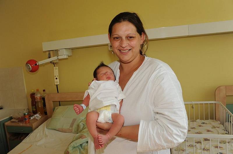 Do Poboří si rodiče Žaneta Horváthová a Martin Moravec odvezli prvorozeného syna Martina Horvátha, který se narodil 7. září s váhou 3 150 gramů a výškou 48 centimtrů.