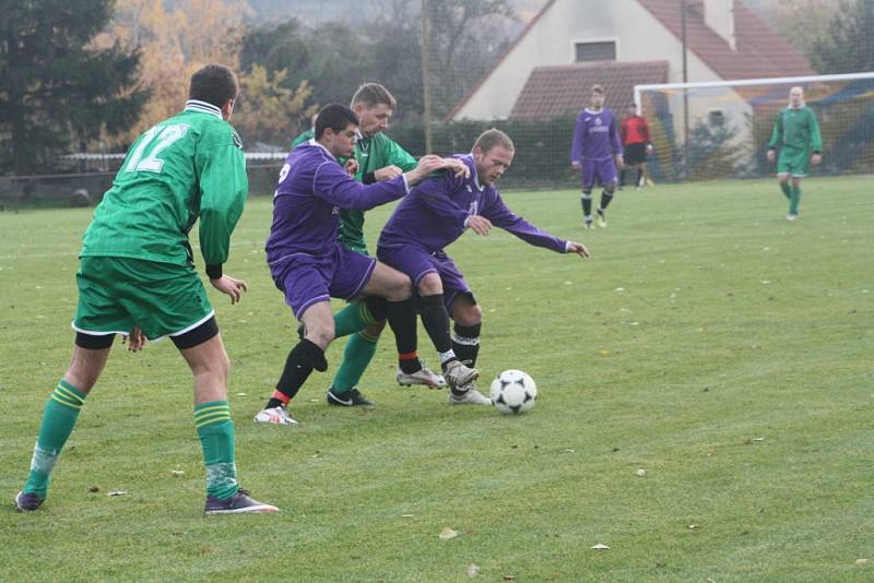 Z utkání Libodřice - Tři Dvory (4:1).