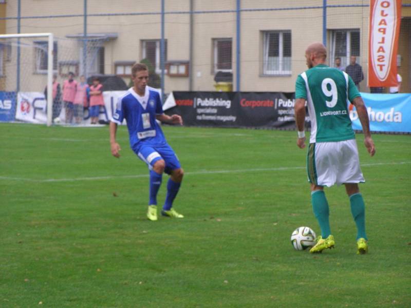 Z fotbalového utkání Poháru České pošty Kolín - Bohemians 1905 (0:3)