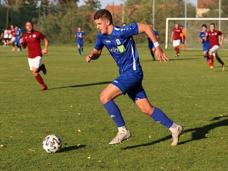 Z utkání Český Brod B - Poděbrady (1:0).