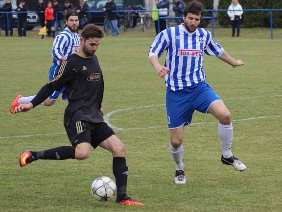 Z utkání Polepy - Čelákovice (3:2).