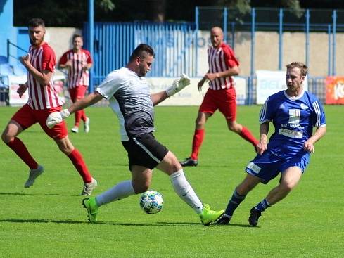 Z přípravného utkání FK Kolín - Kutná Hora (7:1).