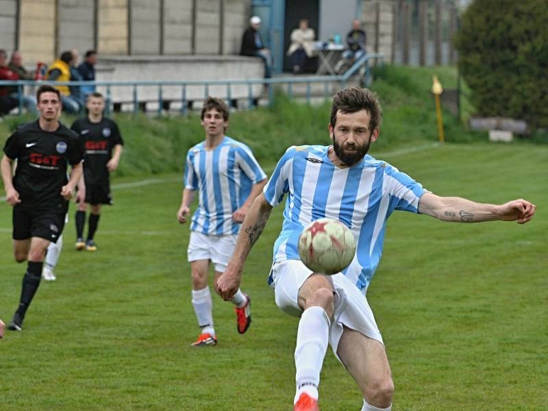 Z utkání Kouřim - Libice nad Cidlinou (2:5).