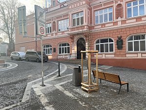 Nová pěší zóna v Sokolské ulici.