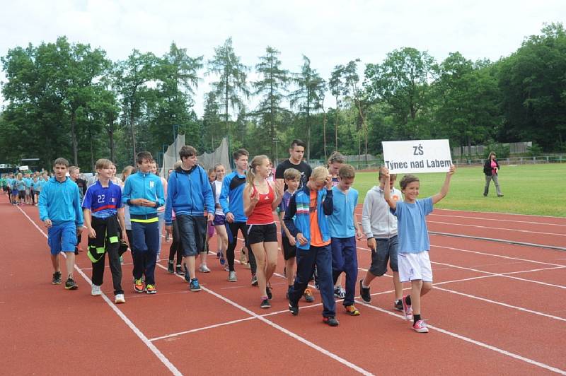 Kolínské sportovní hry začaly na atletickém stadionu