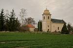 Kostel sv. Václava v Žabonosech.