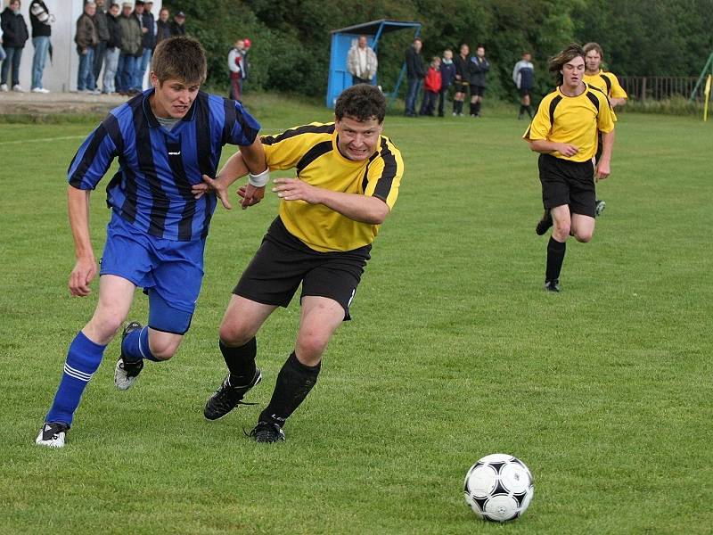 Z utkání Konárovice - Třebovle (0:1).