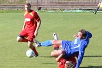 Z utkání Radim - Týnec nad Sázavou (3:1).