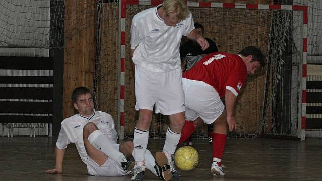 Z utkání SKP Kolín - FC Příbram (7:12).