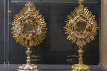 Monstrance z kostela sv. Ondřeje ze Starého Kolína.