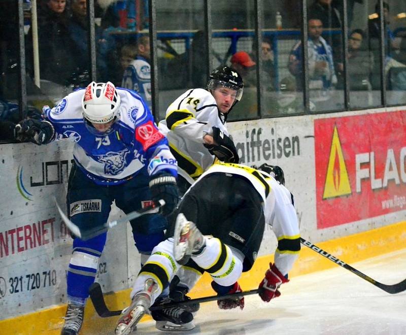 Z utkání play off II. ligy; Kolín - Moravské Budějovice 4:5 sn