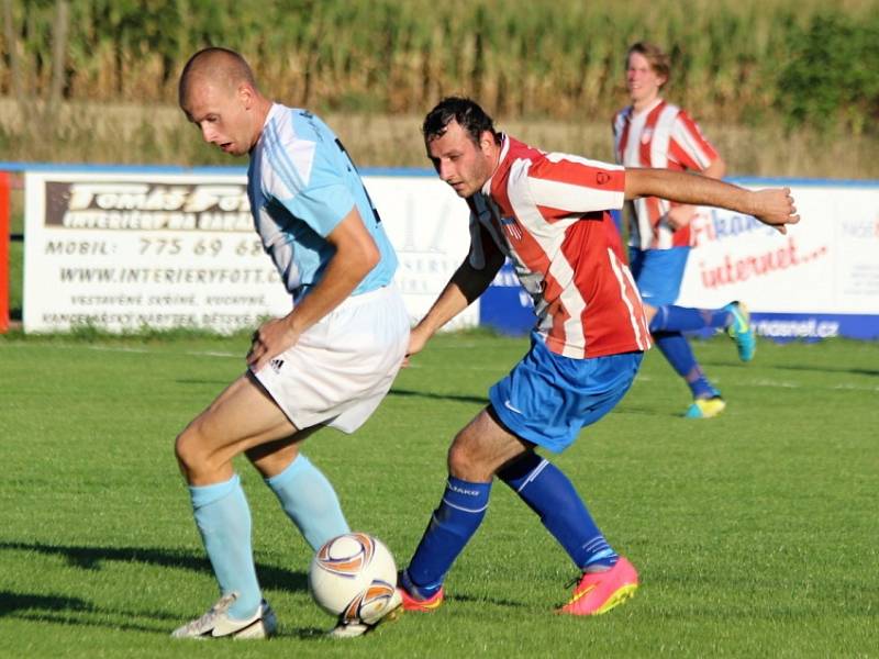 Z utkání Liblice - Býchory (0:1).