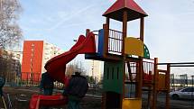 Postup prací při budování centrálního dětského hřiště v Kolíně
