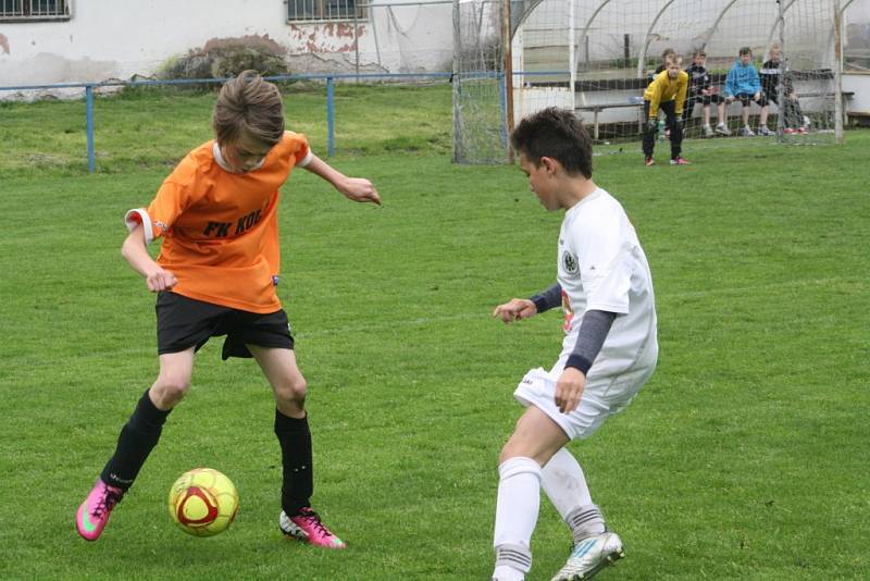 Z utkání FK Kolín U13 - Hradec Králové (4:8).