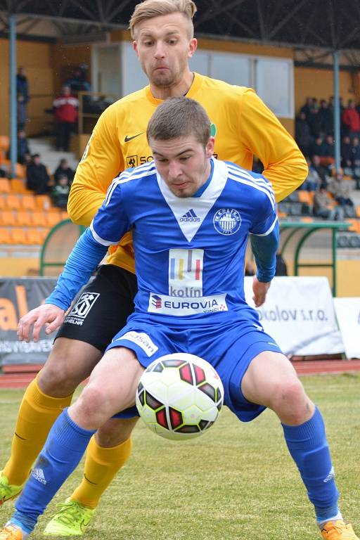 Z utkání Sokolov - FK Kolín (3:0).