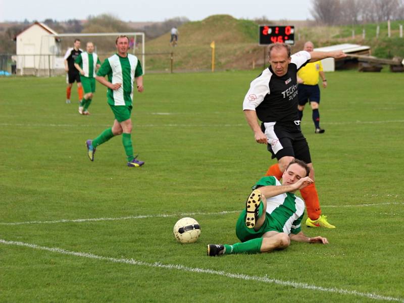 Z utkání Třebovle - Zásmuky (4:0).