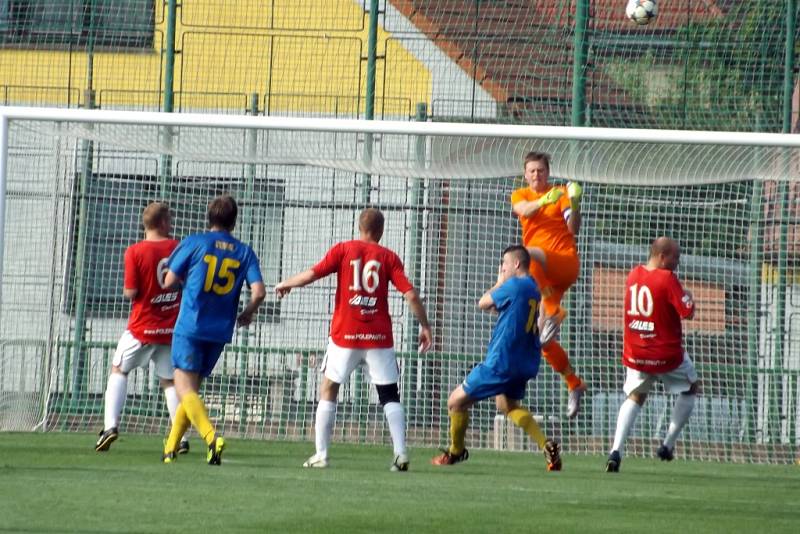 Z utkání Velim - Jedomělice (2:0).