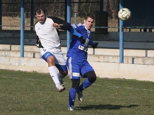 Z přípravného utkání FK Kolín - Hořovicko (1:1).